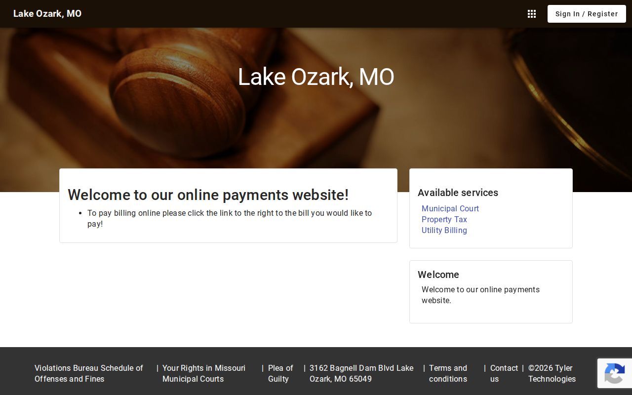 Camden County warrant search Lake Ozark court portal