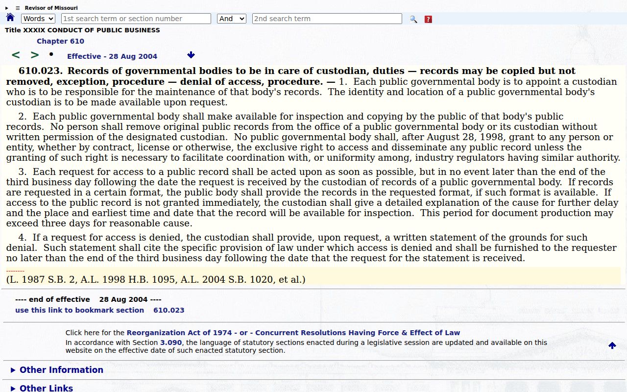 Camden County municipal warrant public record law